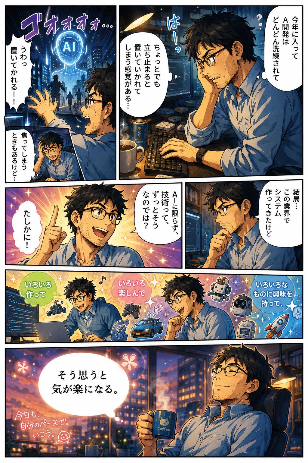 楽しみながら前に